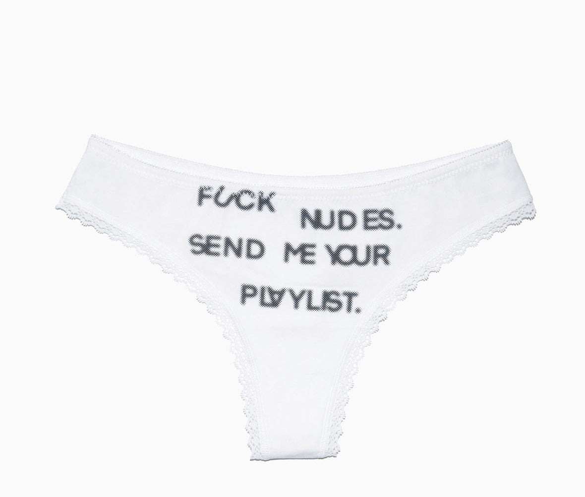 Pack Of 3 F*ck Nudes Panties