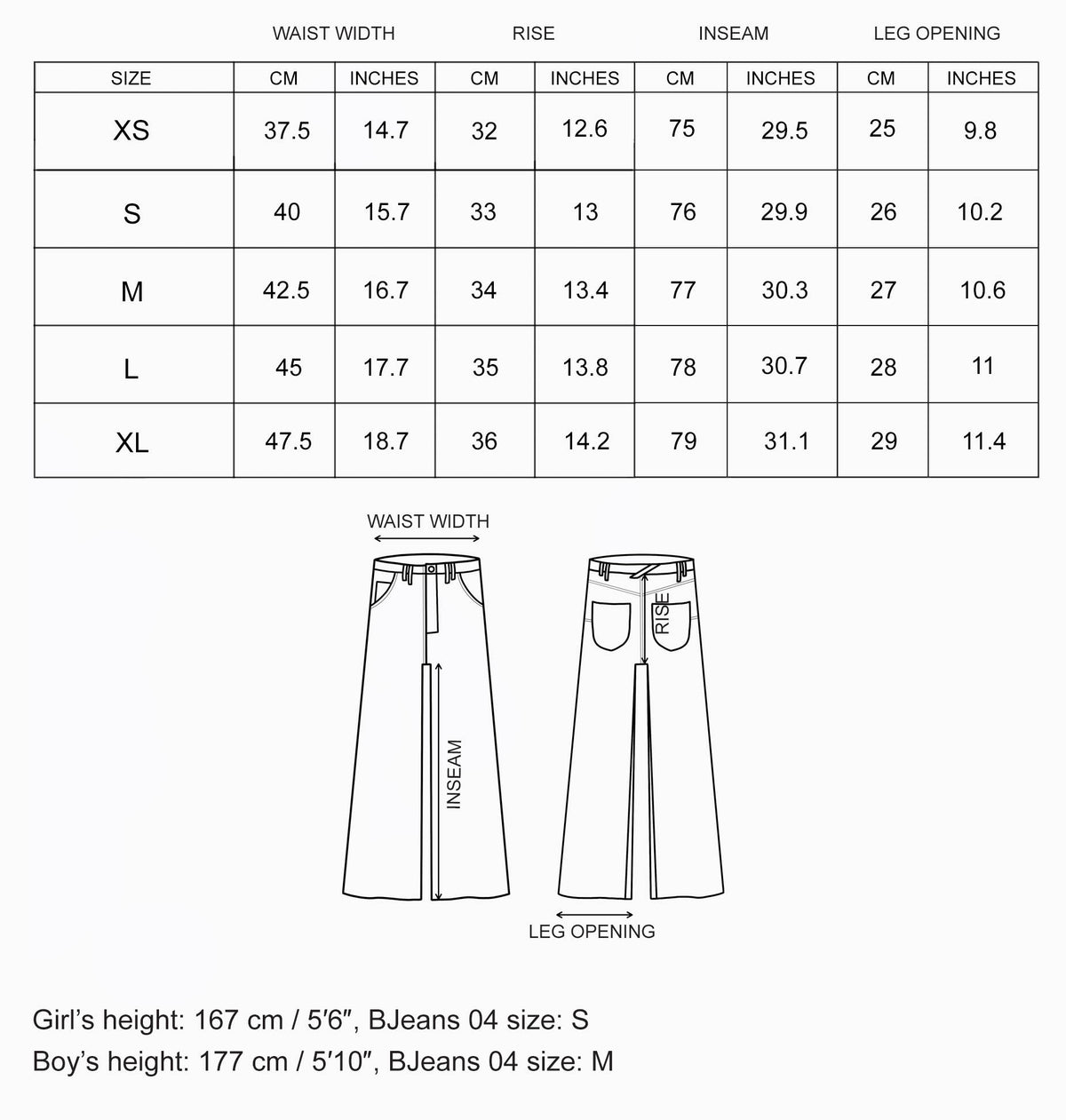 Size guide