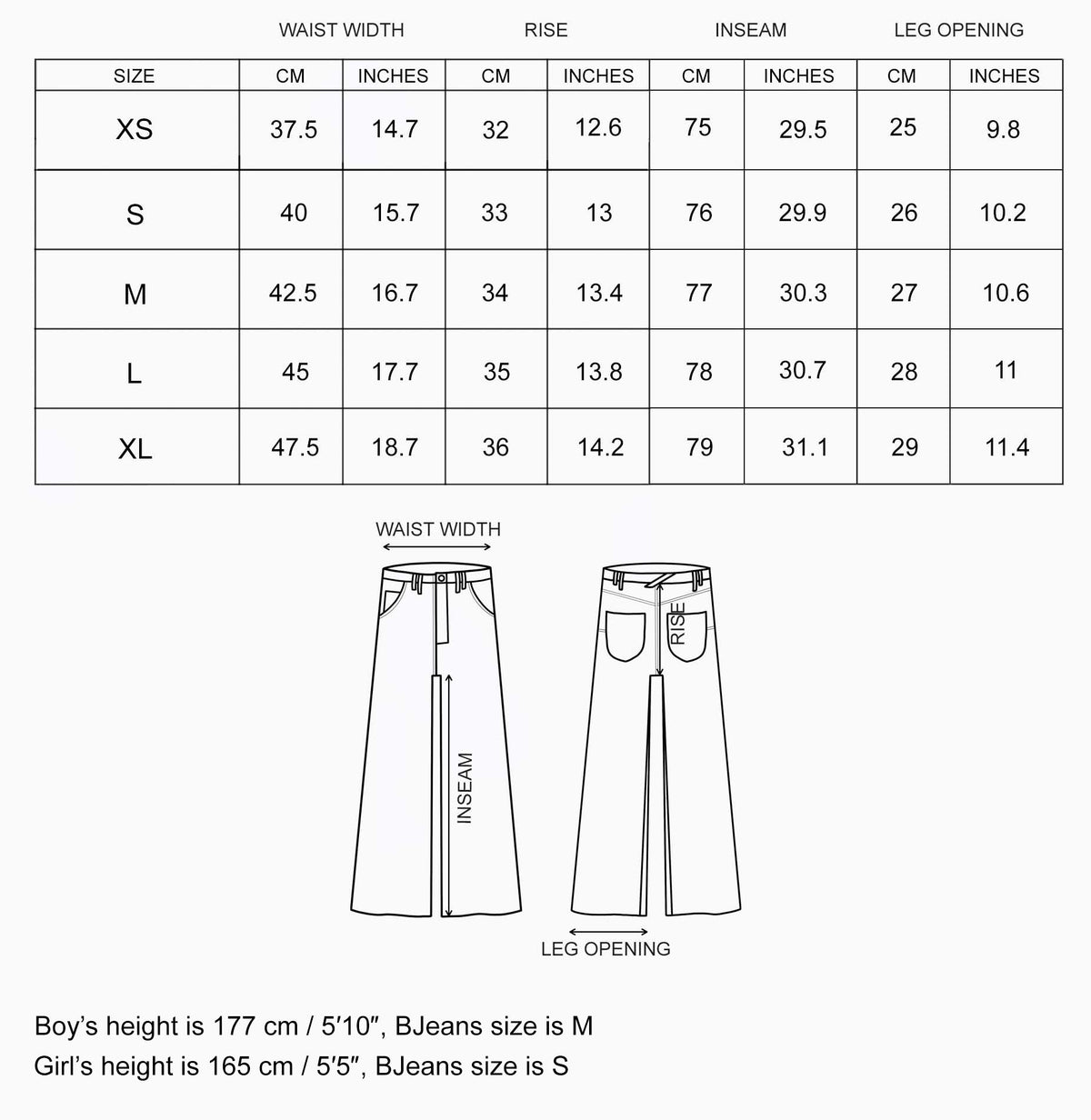 Size guide
