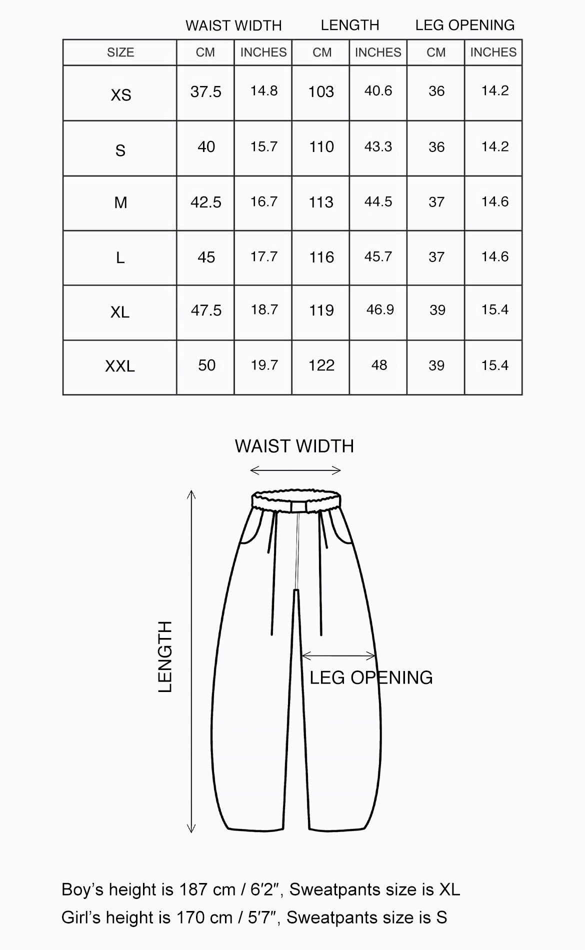 Size guide