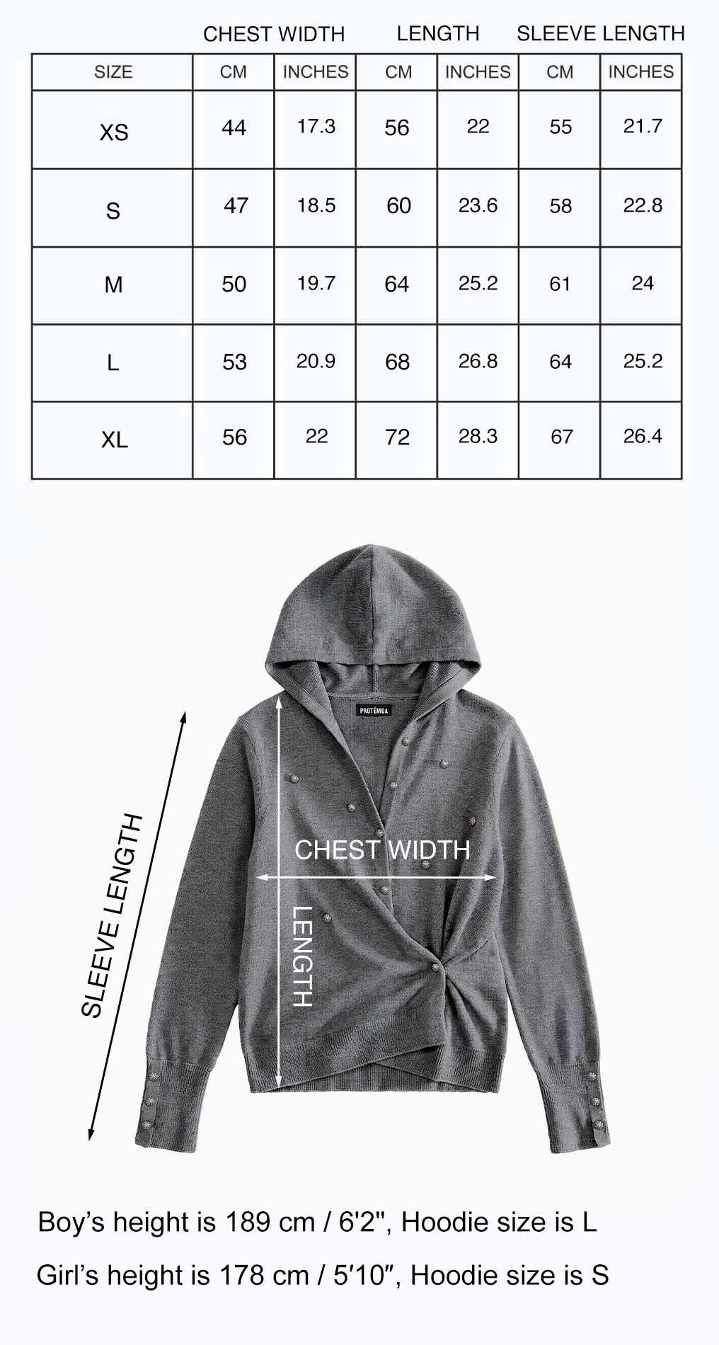 Size guide