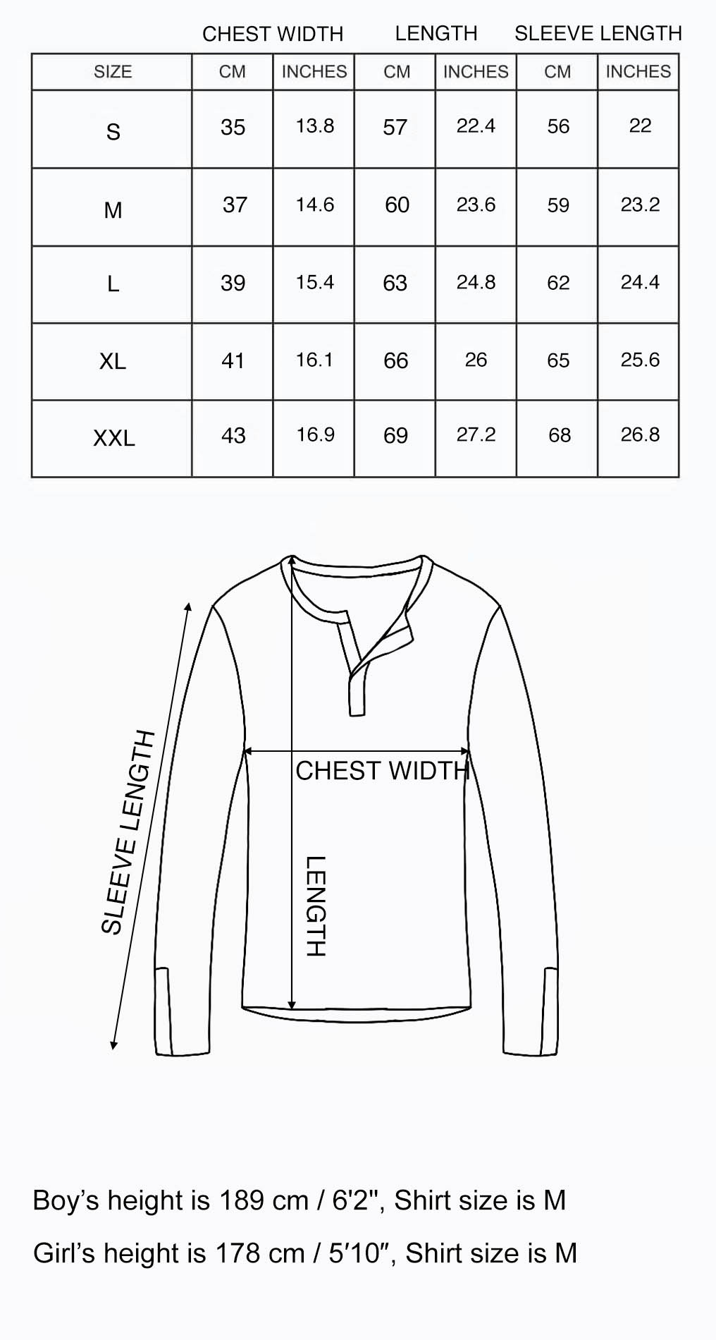 Size guide