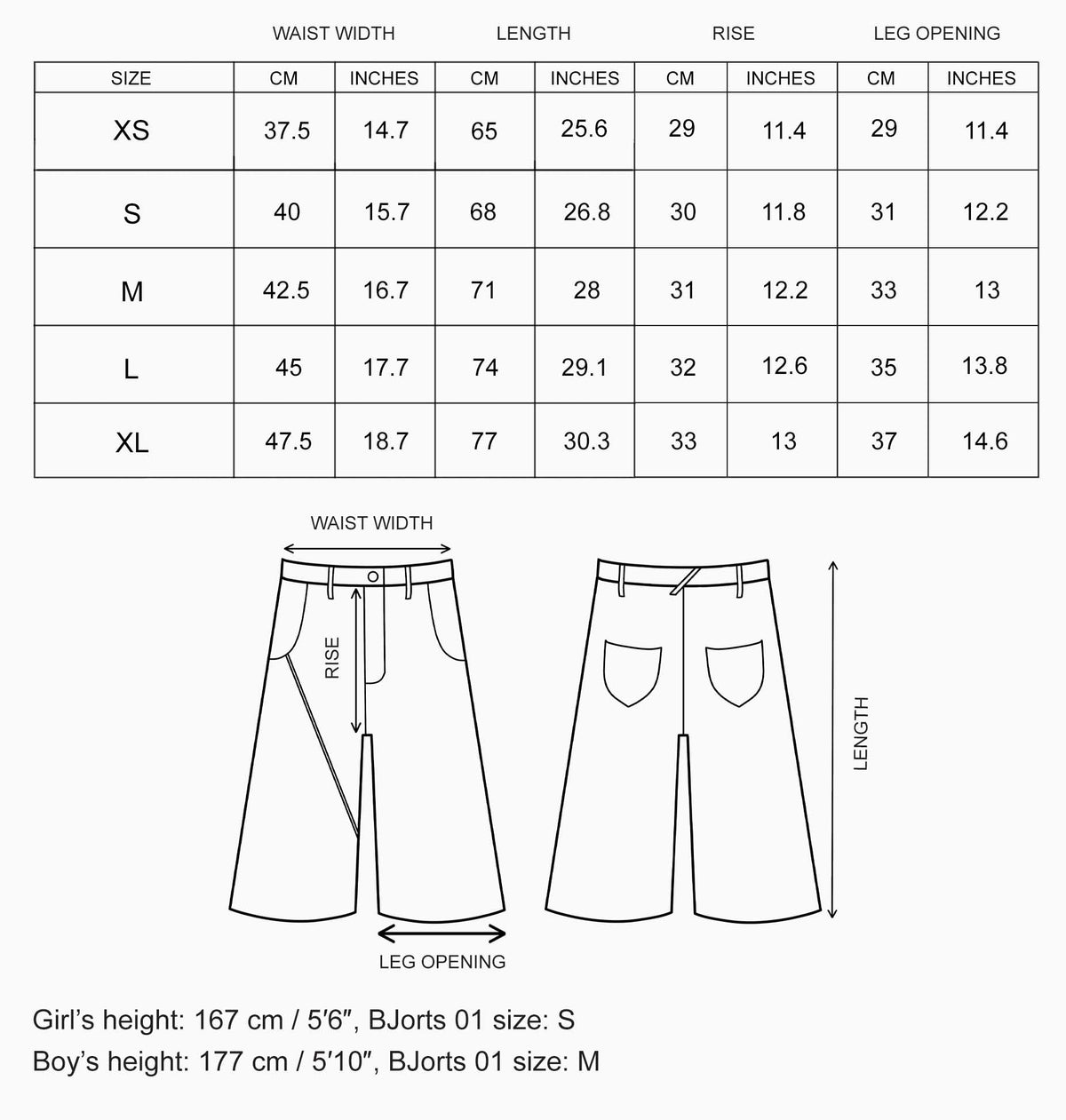 Size guide