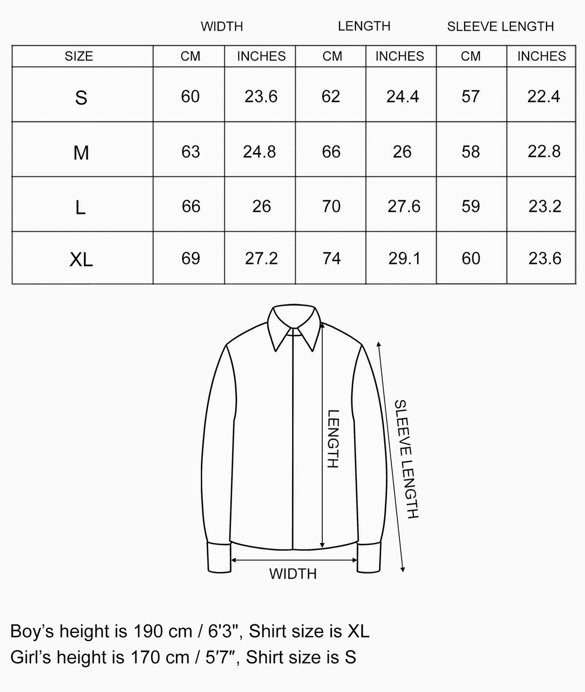Size guide