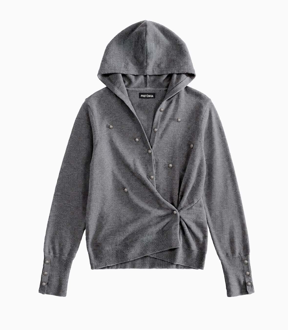 Twist Knit Hoodie