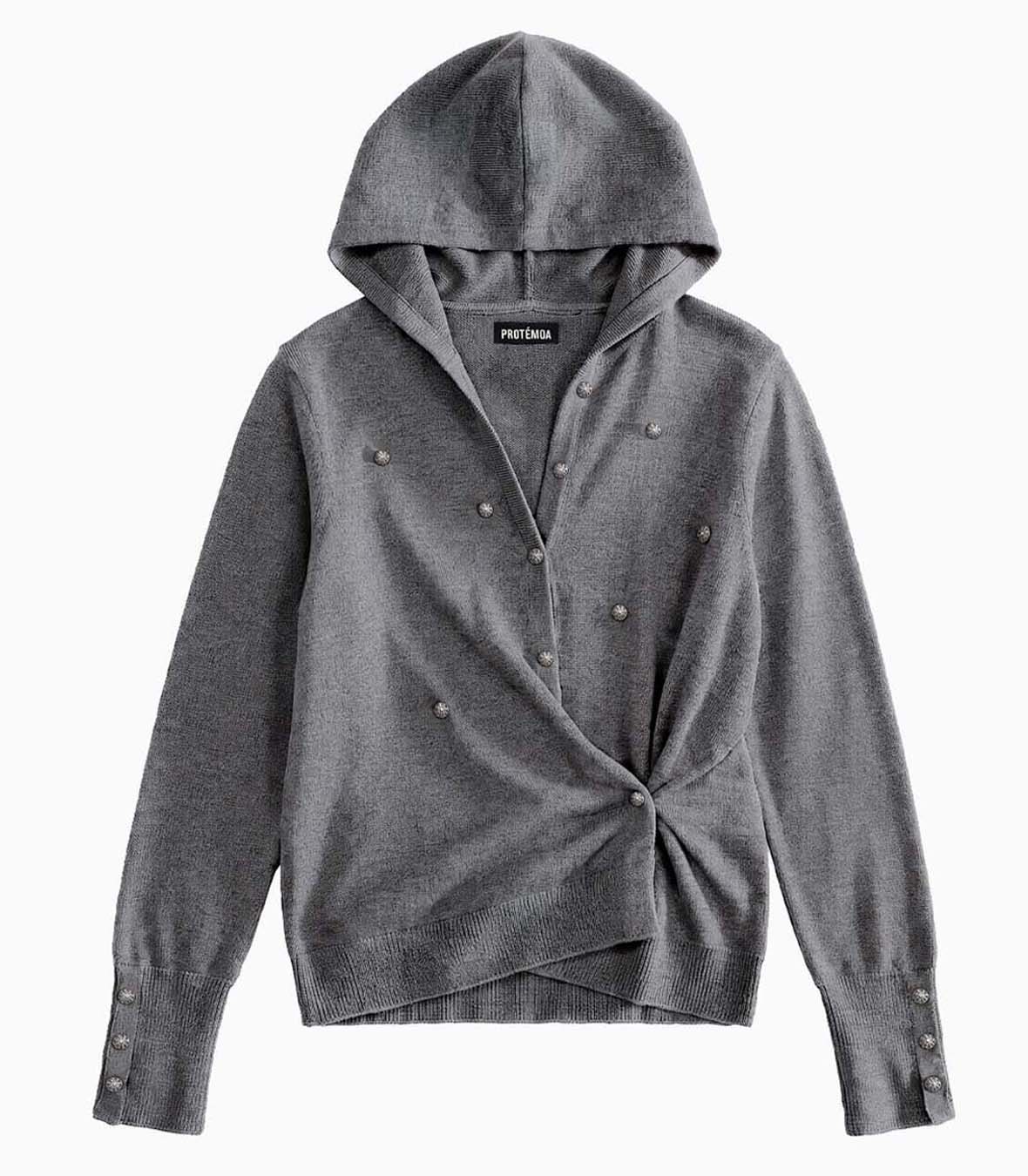 Twist Knit Hoodie