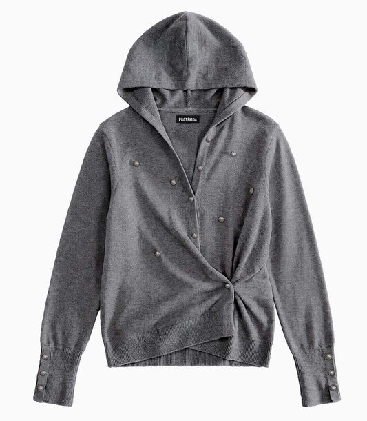 Twist Knit Hoodie