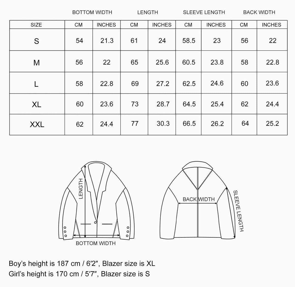 Size guide