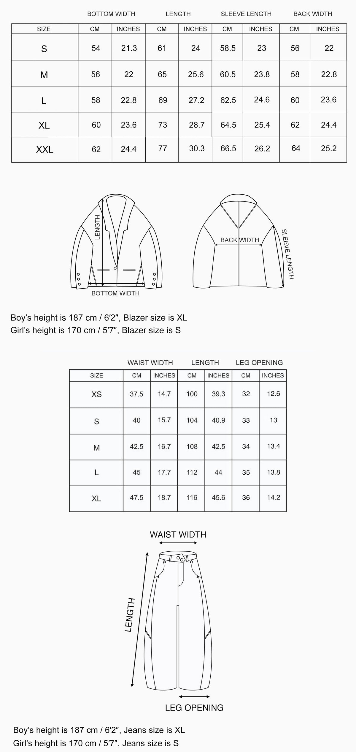 Size guide