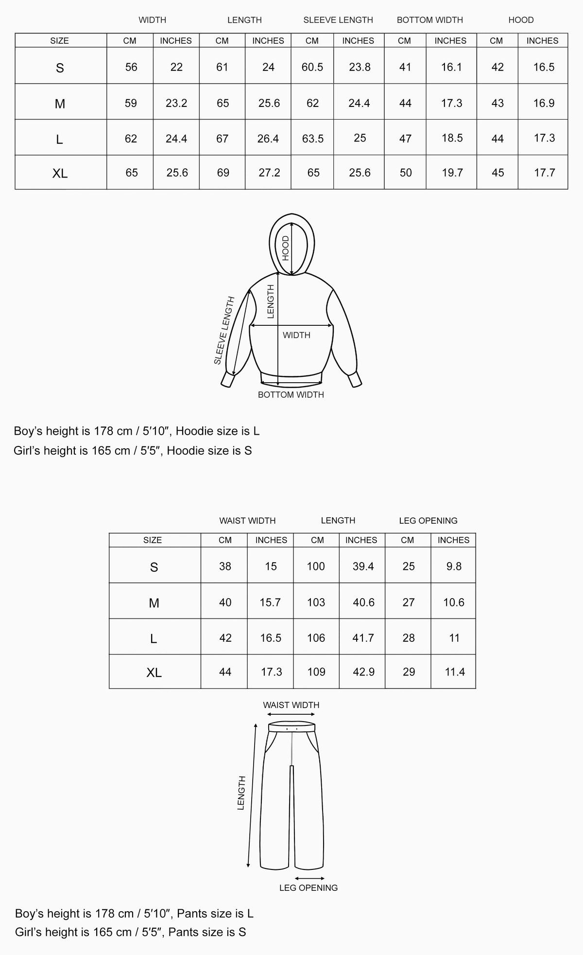 Size guide