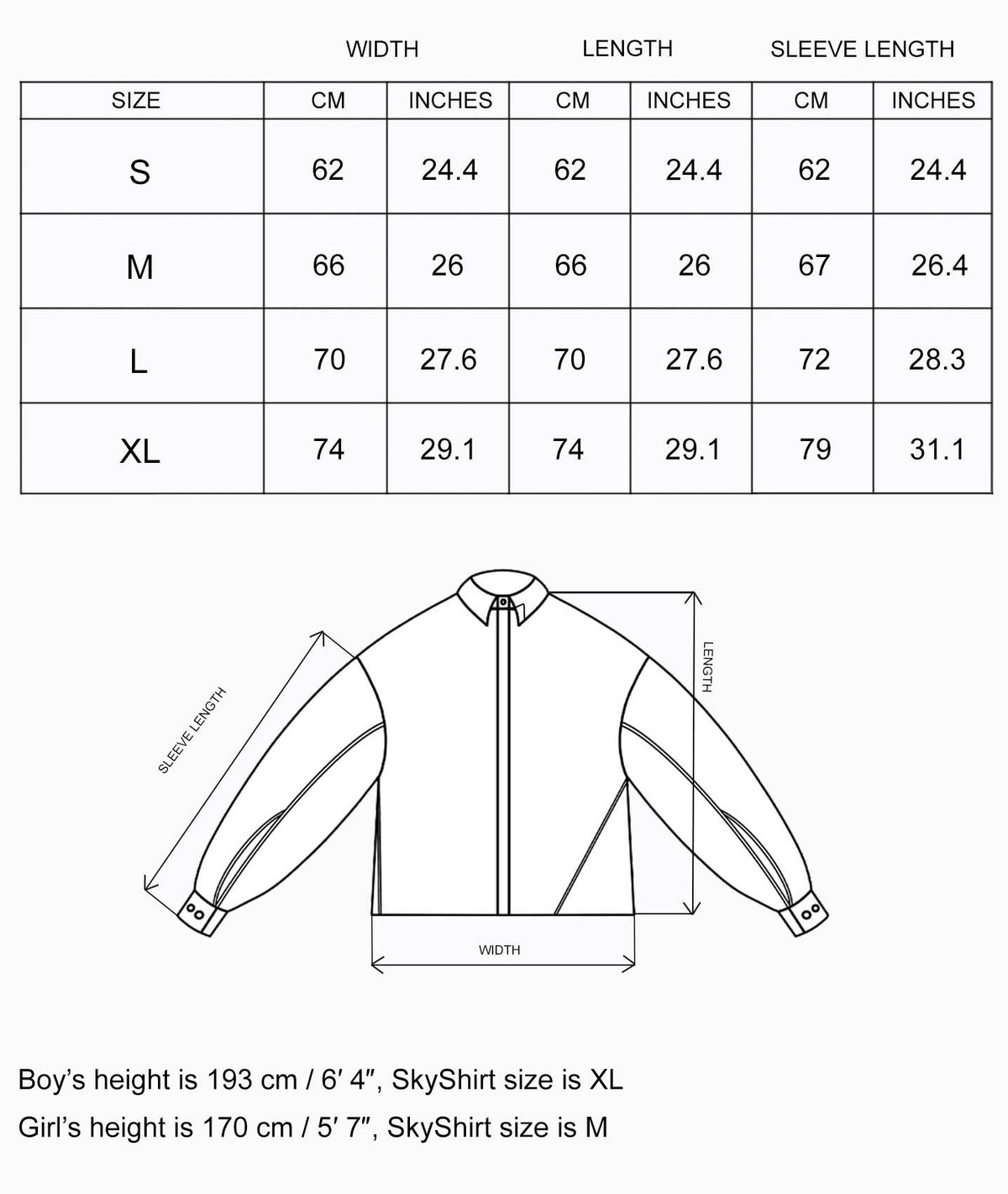 Size guide