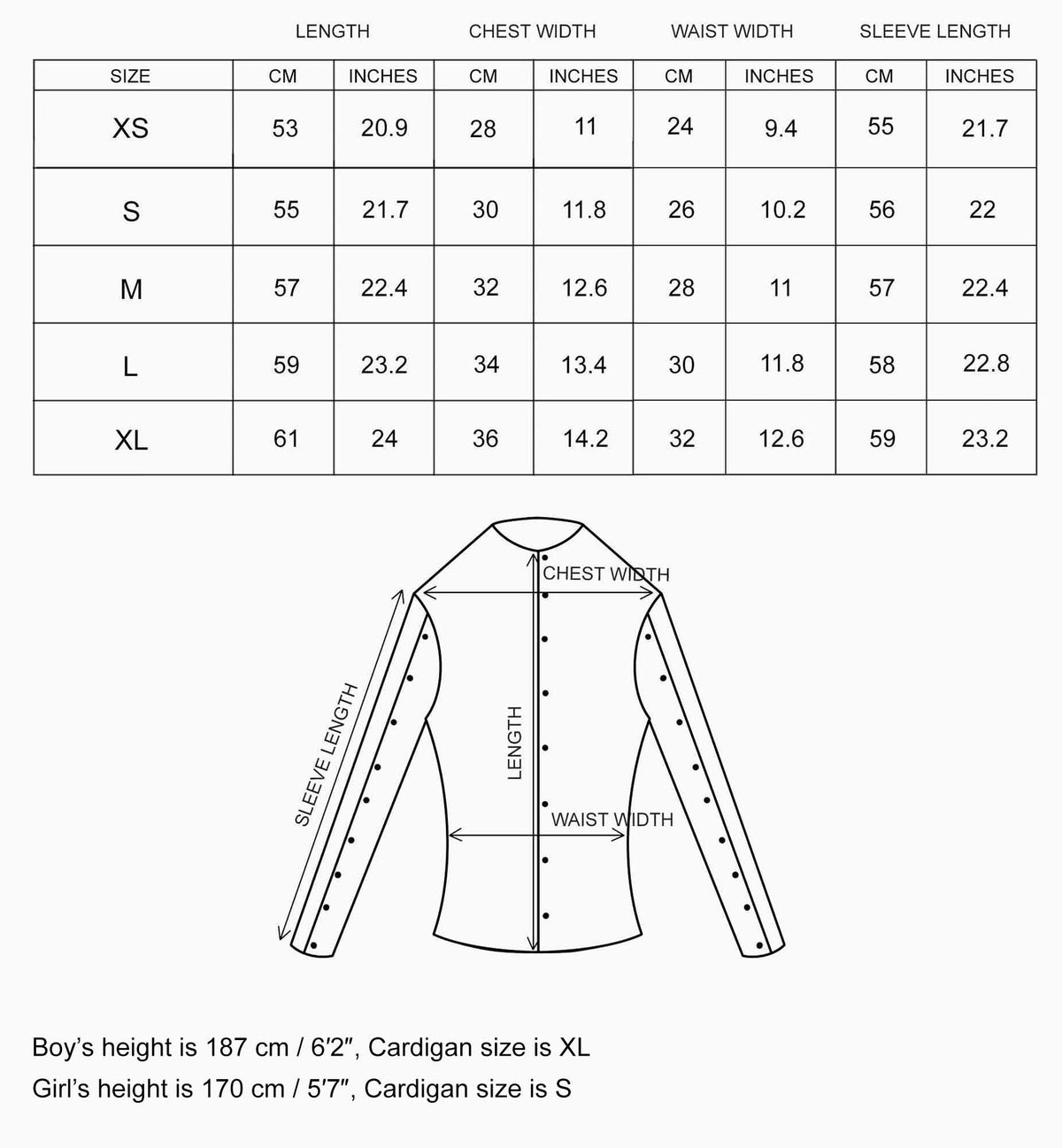 Size guide